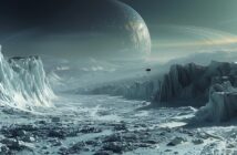 Miranda, der faszinierende Mond des Uranus, enthüllt durch Voyager 2, bietet eine einzigartige geologische Landschaft und bleibt ein Mysterium für die Wissenschaft. (Foto: AdobeStock_835590974 HaiderShah)